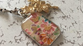 chiiのUVレジン*春のストラップ